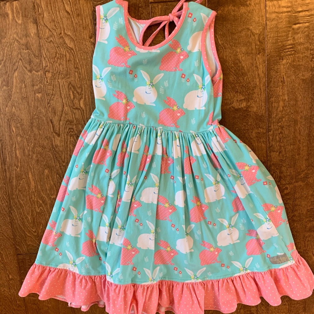 Girls bunny dress